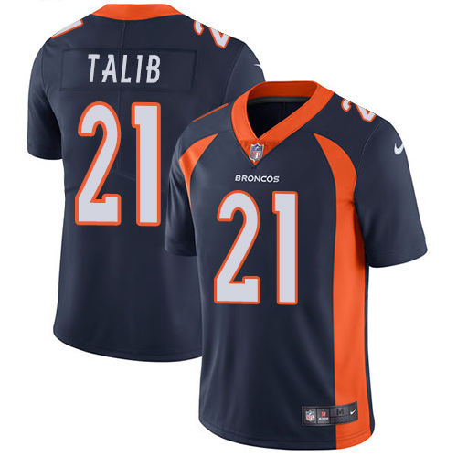 Nike Broncos #21 Aqib Talib Blue Alternate Youth Stitched NFL Vapor Untouchable Limited Jersey