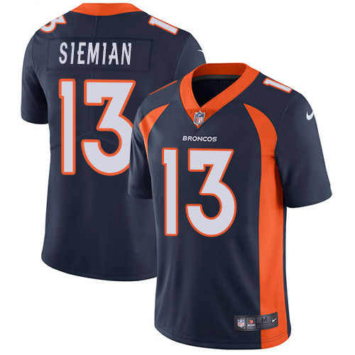 Nike Broncos #13 Trevor Siemian Blue Alternate Youth Stitched NFL Vapor Untouchable Limited Jersey