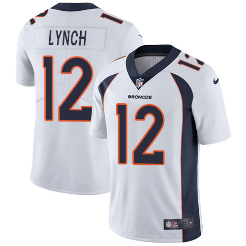 Nike Broncos #12 Paxton Lynch White Youth Stitched NFL Vapor Untouchable Limited Jersey