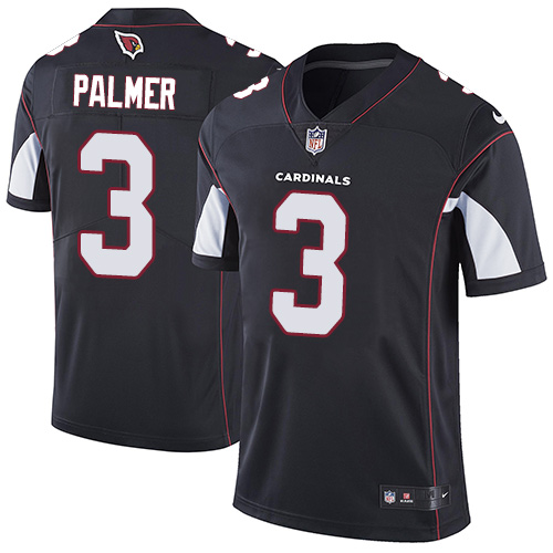 Nike Cardinals #3 Carson Palmer Black Alternate Youth Stitched NFL Vapor Untouchable Limited Jersey