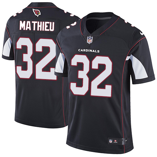 Nike Cardinals #32 Tyrann Mathieu Black Alternate Youth Stitched NFL Vapor Untouchable Limited Jerse