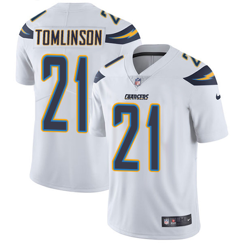 Nike Chargers #21 LaDainian Tomlinson White Youth Stitched NFL Vapor Untouchable Limited Jersey