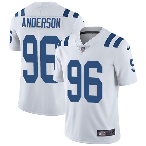 Nike Colts #96 Henry Anderson White Youth Stitched NFL Vapor Untouchable Limited Jersey