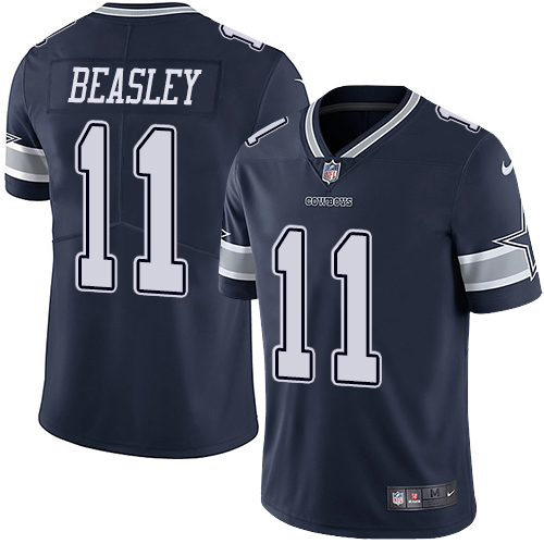 Nike Cowboys #11 Cole Beasley Navy Blue Team Color Youth Stitched NFL Vapor Untouchable Limited Jers
