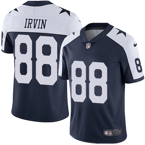 Nike Cowboys #88 Michael Irvin Navy Blue Thanksgiving Youth Stitched NFL Vapor Untouchable Limited T