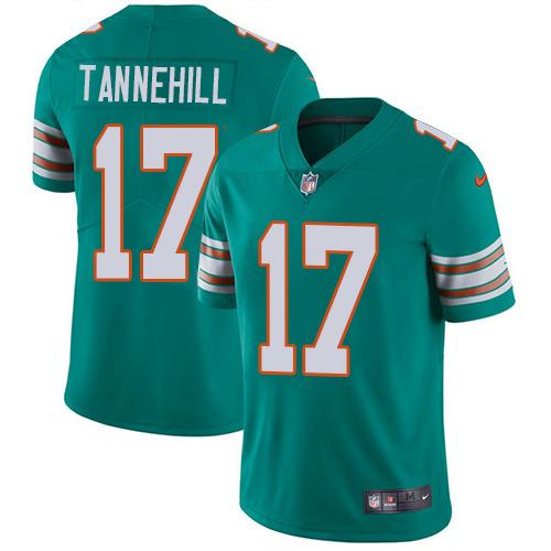 Nike Dolphins #17 Ryan Tannehill Aqua Green Alternate Youth Stitched NFL Vapor Untouchable Limited J