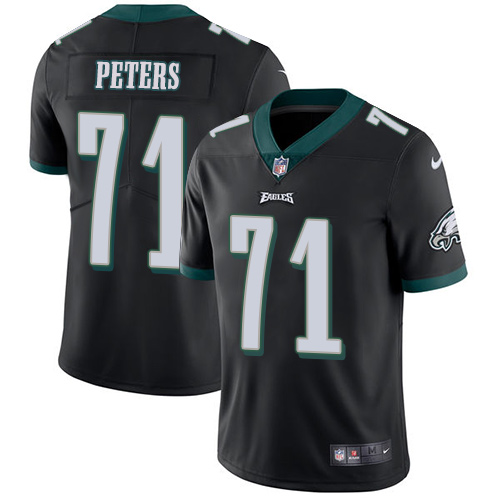 Nike Eagles #71 Jason Peters Black Alternate Youth Stitched NFL Vapor Untouchable Limited Jersey