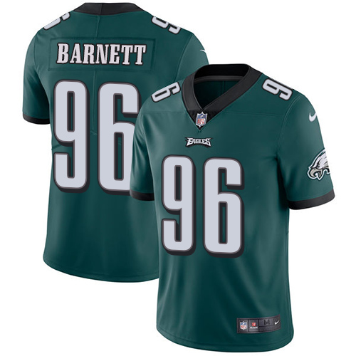 Nike Eagles #96 Derek Barnett Midnight Green Team Color Youth Stitched NFL Vapor Untouchable Limited