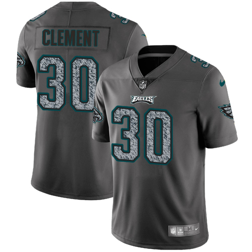Nike Eagles #30 Corey Clement Gray Static Youth Stitched NFL Vapor Untouchable Limited Jersey
