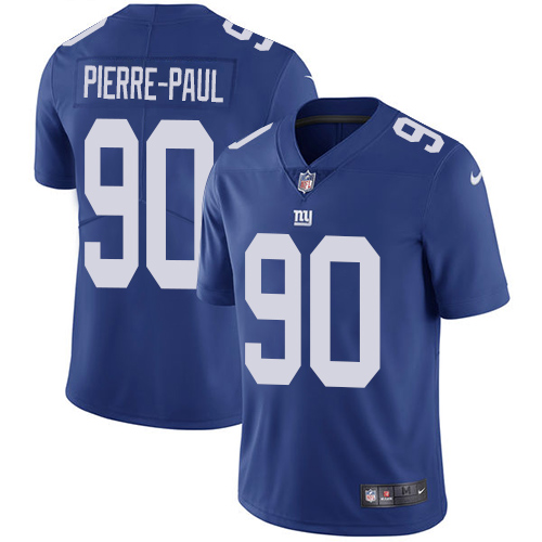 Nike Giants #90 Jason Pierre-Paul Royal Blue Team Color Youth Stitched NFL Vapor Untouchable Limited