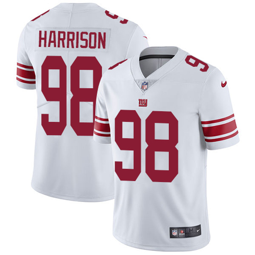 Nike Giants #98 Damon Harrison White Youth Stitched NFL Vapor Untouchable Limited Jersey