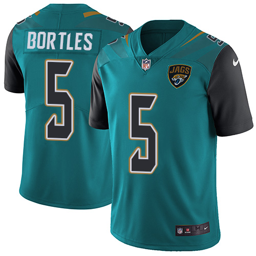 Nike Jaguars #5 Blake Bortles Teal Green Team Color Youth Stitched NFL Vapor Untouchable Limited Jer