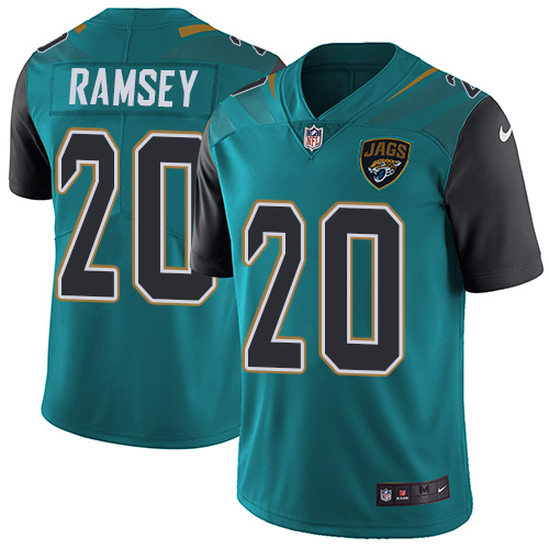 Nike Jaguars #20 Jalen Ramsey Teal Green Team Color Youth Stitched NFL Vapor Untouchable Limited Jer