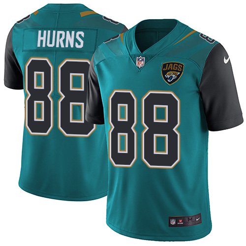 Nike Jaguars #88 Allen Hurns Teal Green Team Color Youth Stitched NFL Vapor Untouchable Limited Jers