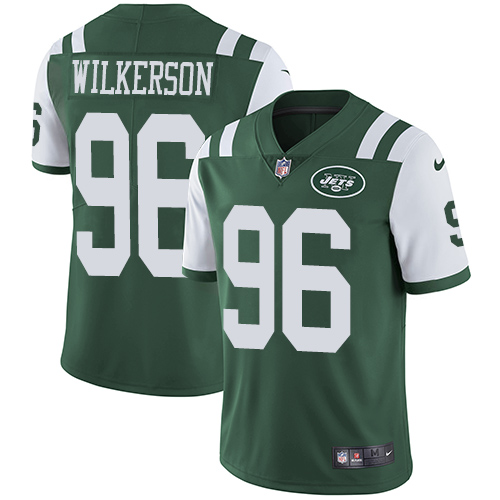 Nike Jets #96 Muhammad Wilkerson Green Team Color Youth Stitched NFL Vapor Untouchable Limited Jerse
