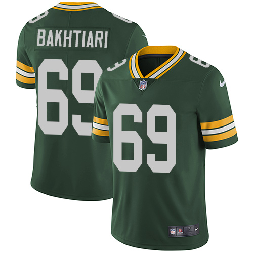 Nike Packers #69 David Bakhtiari Green Team Color Youth Stitched NFL Vapor Untouchable Limited Jerse