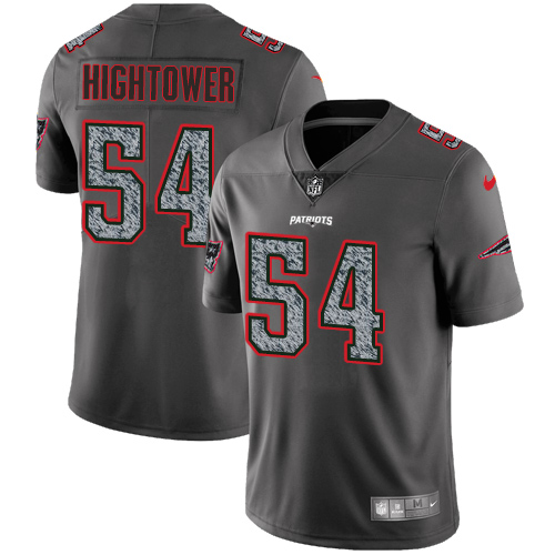 Nike Patriots #54 Dont'a Hightower Gray Static Youth Stitched NFL Vapor Untouchable Limited Jersey