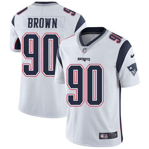 Nike Patriots #90 Malcom Brown White Youth Stitched NFL Vapor Untouchable Limited Jersey