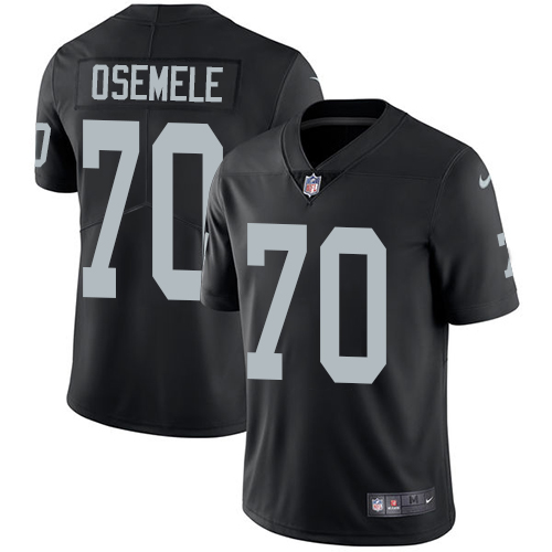 Nike Raiders #70 Kelechi Osemele Black Team Color Youth Stitched NFL Vapor Untouchable Limited Jerse