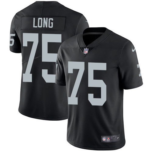 Nike Raiders #75 Howie Long Black Team Color Youth Stitched NFL Vapor Untouchable Limited Jersey