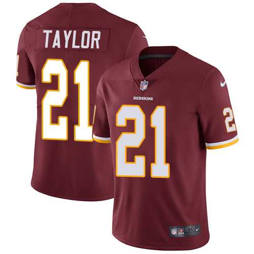 Nike Redskins #21 Sean Taylor Burgundy Red Team Color Youth Stitched NFL Vapor Untouchable Limited J