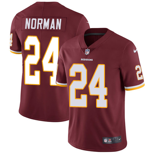 Nike Redskins #24 Josh Norman Burgundy Red Team Color Youth Stitched NFL Vapor Untouchable Limited J