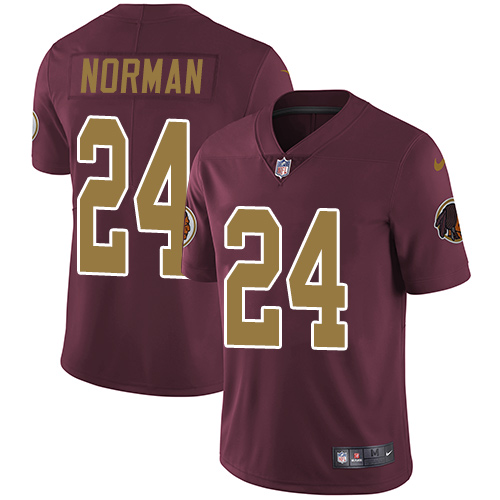 Nike Redskins #24 Josh Norman Burgundy Red Alternate Youth Stitched NFL Vapor Untouchable Limited Je