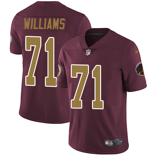 Nike Redskins #71 Trent Williams Burgundy Red Alternate Youth Stitched NFL Vapor Untouchable Limited