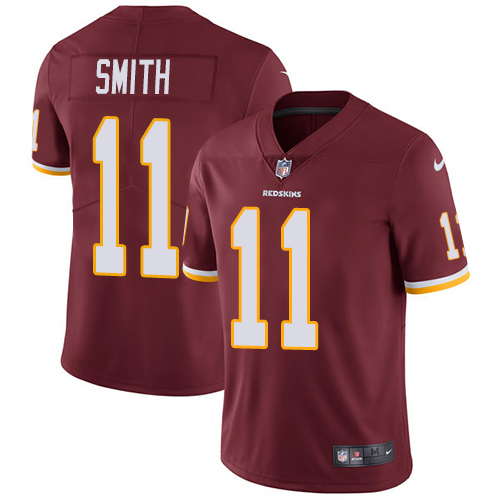 Nike Redskins #11 Alex Smith Burgundy Red Team Color Youth Stitched NFL Vapor Untouchable Limited Je