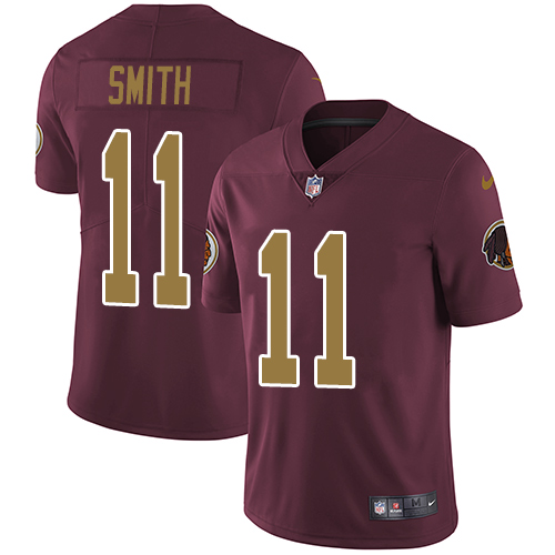 Nike Redskins #11 Alex Smith Burgundy Red Alternate Youth Stitched NFL Vapor Untouchable Limited Jer