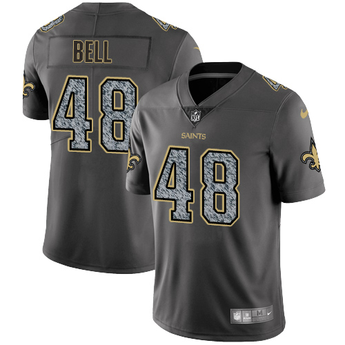 Nike Saints #48 Vonn Bell Gray Static Youth Stitched NFL Vapor Untouchable Limited Jersey