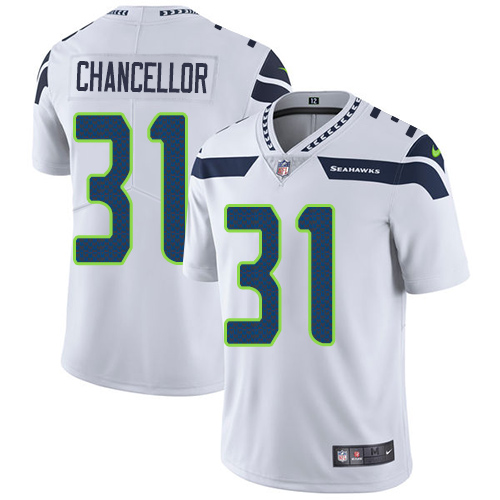 Nike Seahawks #31 Kam Chancellor White Youth Stitched NFL Vapor Untouchable Limited Jersey