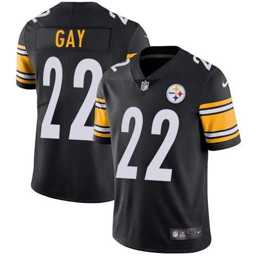 Nike Steelers #22 William Gay Black Team Color Youth Stitched NFL Vapor Untouchable Limited Jersey