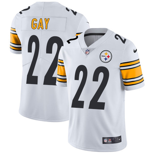 Nike Steelers #22 William Gay White Youth Stitched NFL Vapor Untouchable Limited Jersey