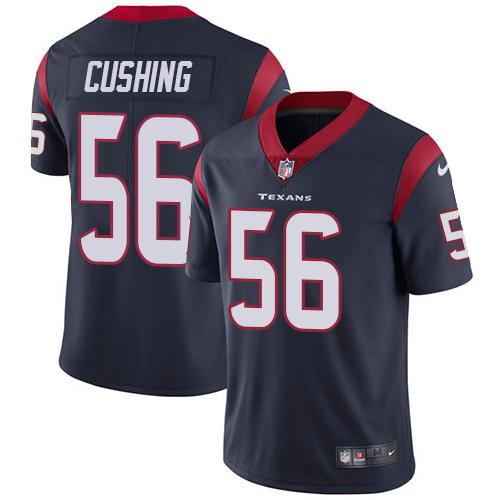 Nike Texans #56 Brian Cushing Navy Blue Team Color Youth Stitched NFL Vapor Untouchable Limited Jers