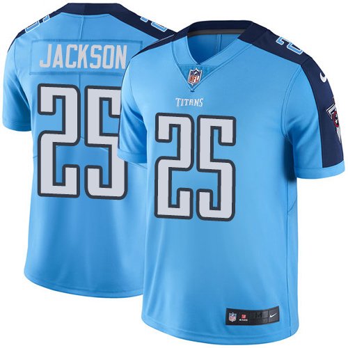 Nike Titans #25 Adoree' Jackson Light Blue Team Color Youth Stitched NFL Vapor Untouchable Limited J