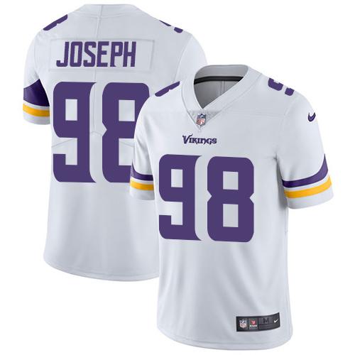 Nike Vikings #98 Linval Joseph White Youth Stitched NFL Vapor Untouchable Limited Jersey