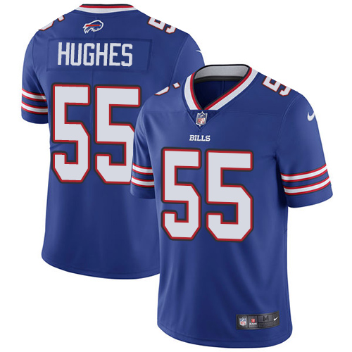 Nike Bills #55 Jerry Hughes Royal Blue Team Color Men's Stitched NFL Vapor Untouchable Limited Jerse