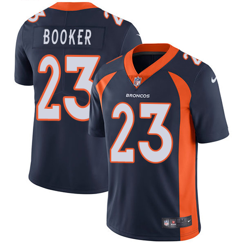 Nike Broncos #23 Devontae Booker Navy Blue Alternate Men's Stitched NFL Vapor Untouchable Limited Je