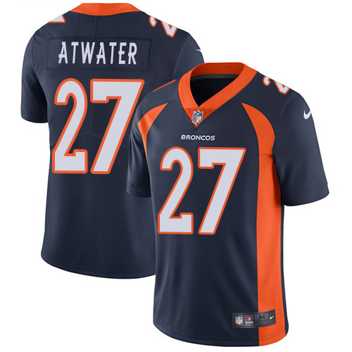 Nike Broncos #27 Steve Atwater Navy Blue Alternate Men's Stitched NFL Vapor Untouchable Limited Jers