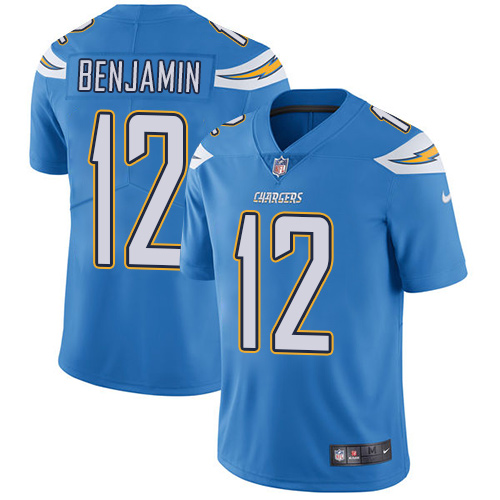 Nike Chargers #12 Travis Benjamin Electric Blue Alternate Men's Stitched NFL Vapor Untouchable Limit