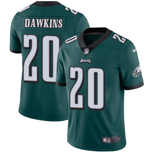 Nike Eagles #20 Brian Dawkins Midnight Green Team Color Men's Stitched NFL Vapor Untouchable Limited