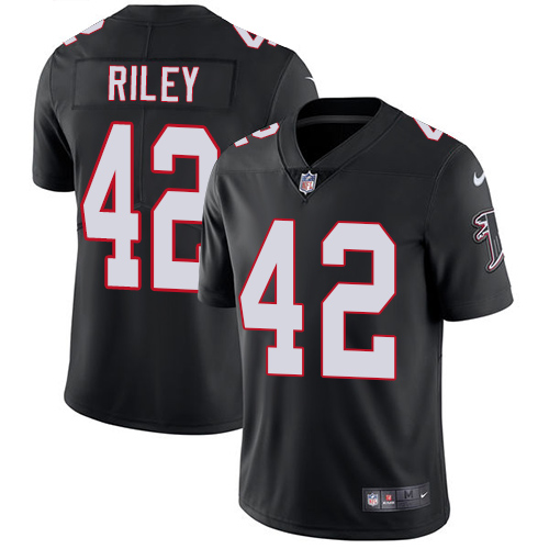 Nike Falcons #42 Duke Riley Black Alternate Men's Stitched NFL Vapor Untouchable Limited Jersey