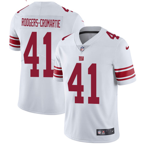 Nike Giants #41 Dominique Rodgers-Cromartie White Men's Stitched NFL Vapor Untouchable Limited Jerse