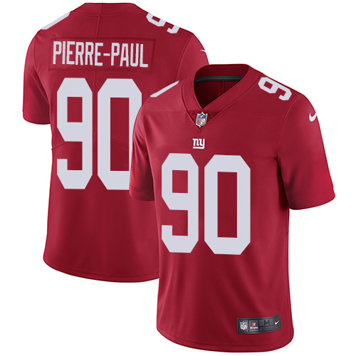 Nike Giants #90 Jason Pierre-Paul Red Alternate Men's Stitched NFL Vapor Untouchable Limited Jersey