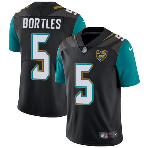 Nike Jaguars #5 Blake Bortles Black Alternate Men's Stitched NFL Vapor Untouchable Limited Jersey