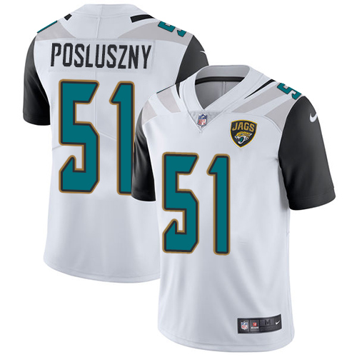 Nike Jaguars #51 Paul Posluszny White Men's Stitched NFL Vapor Untouchable Limited Jersey