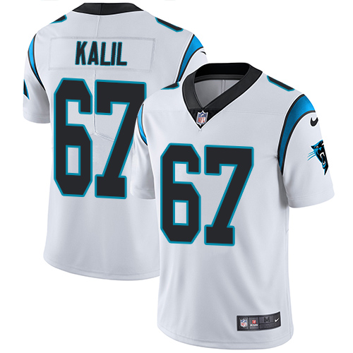 Nike Panthers #67 Ryan Kalil White Men's Stitched NFL Vapor Untouchable Limited Jersey