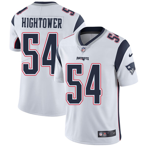 Nike Patriots #54 Dont'a Hightower White Men's Stitched NFL Vapor Untouchable Limited Jersey