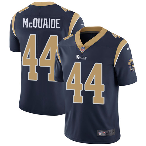 Nike Rams #44 Jacob McQuaide Navy Blue Team Color Men's Stitched NFL Vapor Untouchable Limited Jerse
